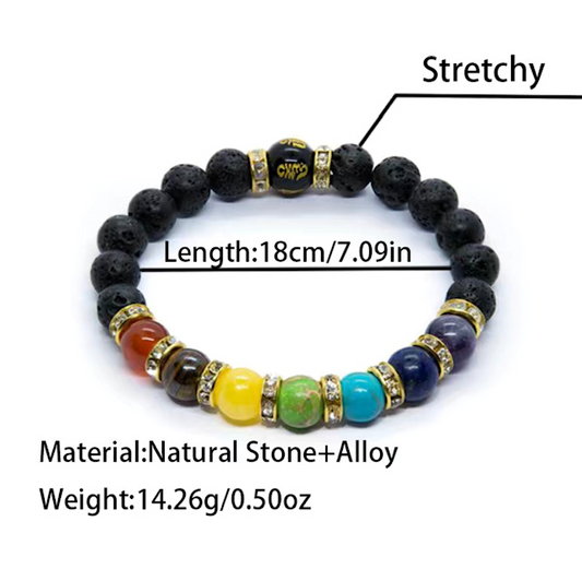 Natural Stone Chakra Bracelets